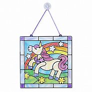 M&D STAINED GLASS UNICORN