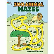 Zoo Animal Mazes Colouring Book