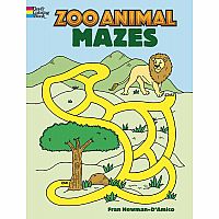 Zoo Animal Mazes Colouring Book