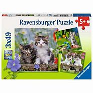 Ravensburger 3x49 Piece Puzzle Tiger Kittens