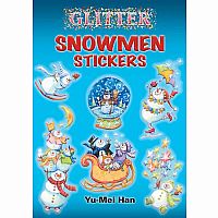 Glitter Snowmen Stickers