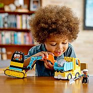 LEGO® Duplo: Truck & Tracked Excavator
