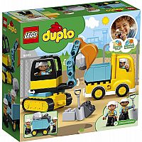 LEGO® Duplo: Truck & Tracked Excavator