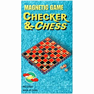 Magnetic Travel Game Checkers and Chess