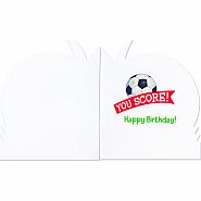 Soccer Die-Cut Birthday Card
