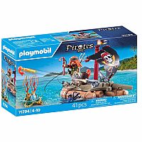 Playmobil Pirate Raft with Treasure