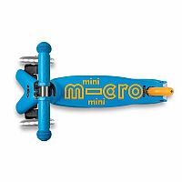 Micro Mini Deluxe Scooter with LED Wheels - Ocean Blue