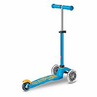 Micro Mini Deluxe Scooter with LED Wheels - Ocean Blue