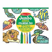 Melissa & Doug Jumbo Colouring Pad -Animals