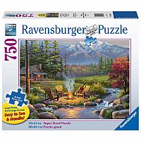 Ravensburger 750 Piece Jigsaw Puzzle Riverside Livingroom