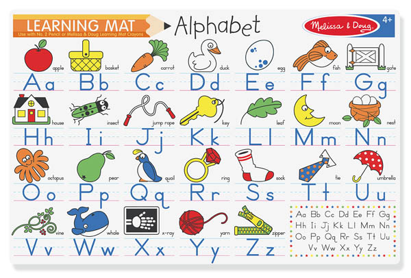 Melissa Doug Learning Mat Alphabet Timeless Toys Ltd