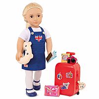 Our Generation Well Travelled Luggage Set