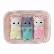 Calico Critters TRIPLETS PERSIAN CAT