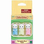 Calico Critters Marshmallow Mouse Triplets