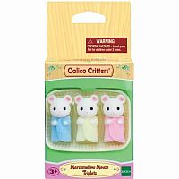 Calico Critters Marshmallow Mouse Triplets