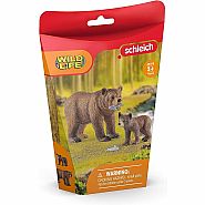 Schleich Wild Life - Grizzly Bear Mother with Cub