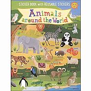 Animals Around the World Reusable Sticker Book