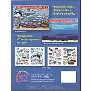 Sealife Around the World Reusable Sticker Book