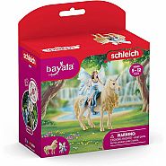Schleich Bayala® Eyela Riding on Golden Unicorn