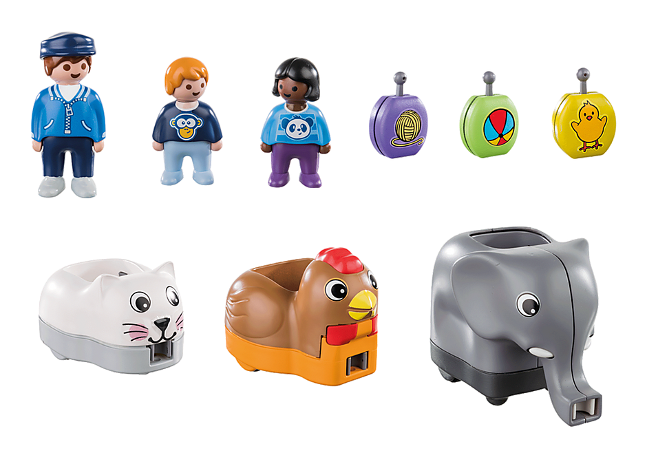 playmobil 1.2.3 Animal Train - Timeless Toys Ltd.