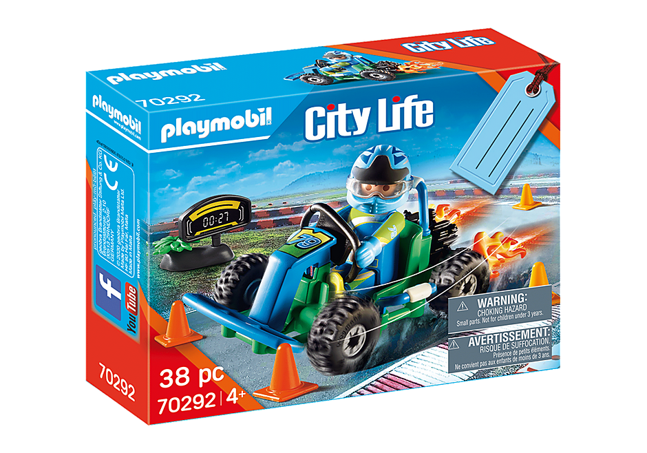 playmobil --- GIFT SET --- Go-Kart Racer - Timeless Toys Ltd.