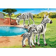 Playmobil Zebras with Foal