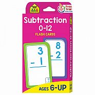 School Zone Subtraction Flash Cards