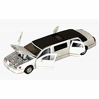 Die-cast Stretch Limousine White