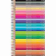 36 Coloured Triangular Pencils In Tin