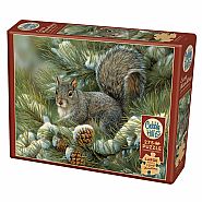 Cobble Hill 275 pc Puzzle - Gray Squirrel