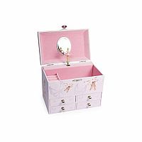 Ballerina 4 Drawer Jewelry Music Box