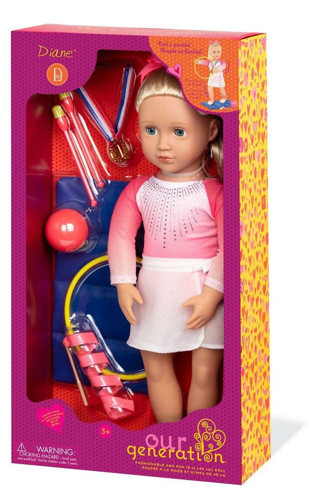 Our Generation Deluxe Doll Diane Rhythmic Gymnastics - Timeless