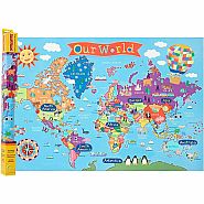 Our World Kid's Laminated Map
