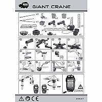 Dickie Toys Remote Control Giant Crane Set