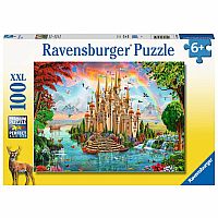 Ravensburger 100 Piece Puzzle Rainbow Castle 