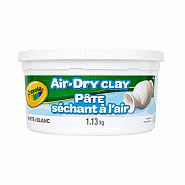 Crayola Air-Dry Clay: 2.5 lbs - White