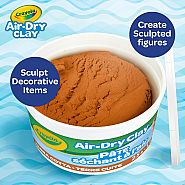 Crayola Air-Dry Clay: 2.5 lb - Terra Cotta