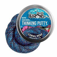 Crazy Aaron's Coral Reef Thinking Putty 2" Mini Tin