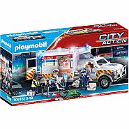 Playmobil Rescue Vehicles: Lights & Sound Ambulance 
