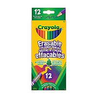 Crayola 12 Erasable Coloured Pencils