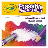 Crayola 12 Erasable Coloured Pencils