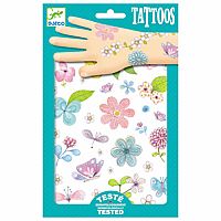 Djeco Tattoos - Fair Flowers Of the Fields 