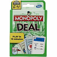 HASBRO MONOPOLY DEAL CARD GAME