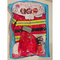 Great Pretenders Firefighter Costume with Accessories (Size 3-4)