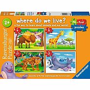 Ravensburger My First Puzzles: Where Do We Live