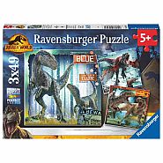 Ravensburger 3x49 Piece Jigsaw Puzzle: Jurassic World Dominion - Restricted Access