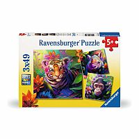Ravensburger 3x49 Piece Jigsaw Puzzle: Jungle Babies