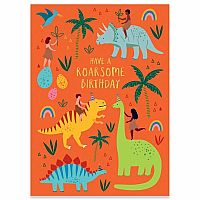 Dinosaur "Roarsome" Birthday Card