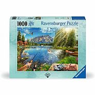 Ravensburger 1000 Piece Jigsaw Puzzle: Life at the Lake 