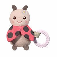 Douglas Lil` Playtivity Rattle & Teether: Lia the Ladybug